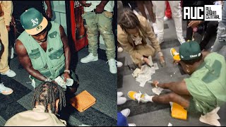 DaBaby Breaks Everybody’s Pockets At Dice Game Backstage Moneybagg Yo Concert [upl. by Loram]