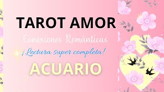 🩷ACUARIO Soñando con lo que podría ser contigo miedo de vivirlo🫣💓🪽TAROT AMOR CONEXIONES [upl. by Dorri]