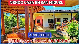 SE VENDE CASA EN SAN MIGUEL ESTA HERMOSA CASA PUEDE SER TUYA NO PIERDAS LA OPORTUNIDAD [upl. by Haya]