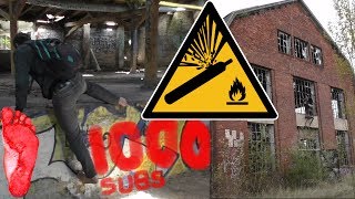 👣 Barefoot Urbexers 1000 SUBSCRIBERS SPECIAL 👣 The Old Gas Plant  Urban Exploration UrbanEx [upl. by Aniehs699]