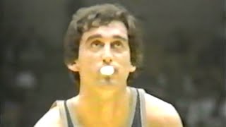 Joe Hassetts 20pts Four Threes in a Row vs Lakers 1982 [upl. by Matt]