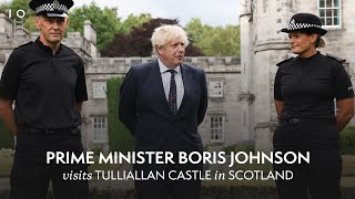 Prime Ministers visit to Tulliallan Police College in Scotland [upl. by Sansbury]