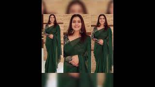 Green Saree LookPinksareelook [upl. by Veronica412]