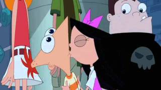 Beso de Phineas Y Isabella  Latino [upl. by Bedad]