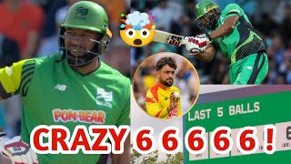 Kieron Pollard smash Rashid Khan back to back six 6 6 6 6 6 6  🤯  cricket news  Ashish Raushan [upl. by Craven]