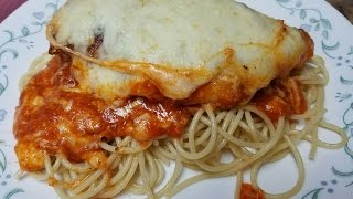 Pollo Parmesano con Pasta [upl. by Myk]