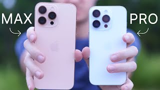 iPhone 16 Pro vs Pro Max After 25 Days  Don’t Be Like Me [upl. by Nashom836]