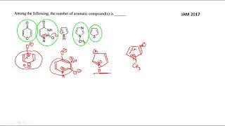 MCQ on Aromaticity  PYQ of CSIRNET GATE JAM  General Organic Chemistry [upl. by Vaenfila]