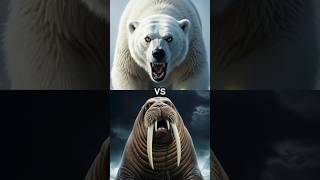 polar bear vs Walrusu vs White lion vs Weddell sealwolfwoolly mammoth animals [upl. by Eibber696]