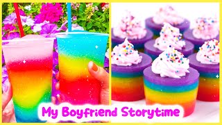 🍰Chocolate Cake Storytime🥑I Use My Boyfriends Brush To Clean The Toilet🌽 Satisfying Rainbow Cake [upl. by Brand560]