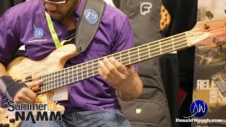 The MG Bass Guitar booth  SNAMM18 [upl. by Ardnas779]