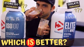 Dymatize ISO 100 vs Dymatize Elite  Is Hydrolyzed Whey Protein Better   Thuglife Mallu Fitness [upl. by Artenal]