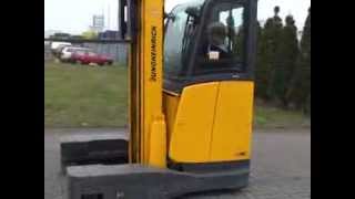 EL4707  2500 kg used Jungheinrich ETVQ 25 Electro 4 way forklift from 2005 [upl. by Epifano]