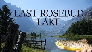 Kayak Fishing  the Phenomenally Beautiful East Rosebud Lake Fishing Montana [upl. by Donoho]