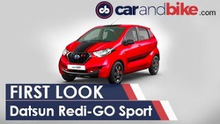 Datsun rediGO Sport First Look  NDTV CarAndBike [upl. by Kieffer]