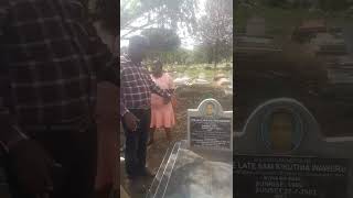 SAM KINUTHIA GRAVE COURTESY OF INOORO TV AND FM  NGOGOYO [upl. by Aicertap502]