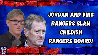 Rangers FC King And Jordan Slam Childish Rangers Board [upl. by Onairpic206]