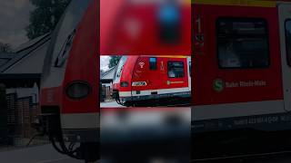 S4 als Langzug zum Frankfurter Hauptbahnhof trainspotting train railway db sbahn [upl. by Suiratnod]