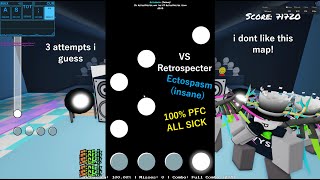 VS RetroSpecter  Ectospasm Insane 10000 PFC Perfect Combo  Roblox Funky Friday [upl. by Proudman459]