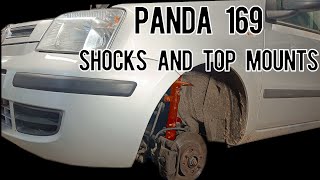 Fiat Panda 169  Shock And Top Mounts Replacement [upl. by Diva]