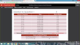 The Mathematics of Elections  Part 5 The Method of Pairwise Comparisons [upl. by Herrod89]