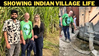 SHOWING VILLAGE LIFE TO MY AUSTRALIAN FATHERINLAW  INDIAN VILLAGE [upl. by Lambrecht440]