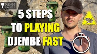 5 Steps to Playing Djembe Fast [upl. by Eilyw]