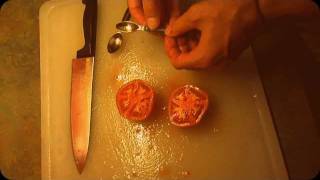 How To Remove Seeds from Tomatoes [upl. by Mandych]