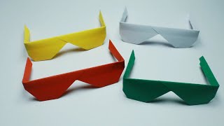 Comment faire des lunettes origami à partir de papier [upl. by Aniger]