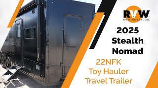 2025 Nomad 22NFK Toy Hauler Travel Trailer WalkThrough [upl. by Yreva]