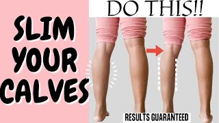 5 min Slim Calves Workout  Do THIS for 2 WEEKS  100  GUARANTEED RESULTS [upl. by Aveer]