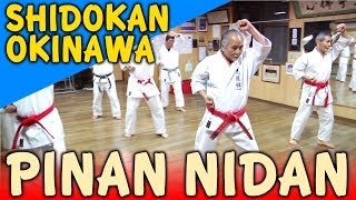 PINAN NIDAN  OKINAWA SHIDOKAN shorin ryu [upl. by Layman]