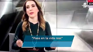 Conductora lanza grosería en vivo y se vuelve viral [upl. by Behnken]