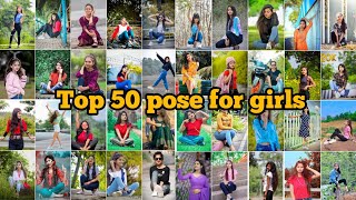 new style photo pose girl 2024  girls photoshoot pose  photo poses for girls  girls sitting poses [upl. by Ibbed486]