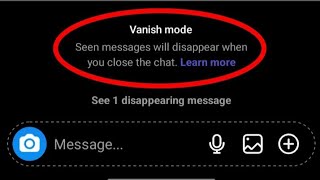 Secret trick to disable vanish mode on Instagram [upl. by Alleen]