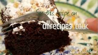 Chocolate courgette cake recipe  Allrecipescouk [upl. by Ahsitnauq]