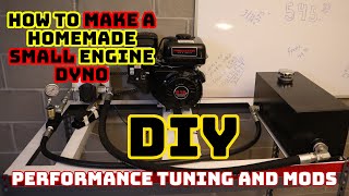 Homemade Dyno small engine DIY dynamometer [upl. by Amil]