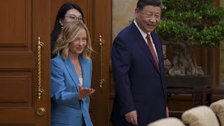 Giorgia Meloni incontra il presidente cinese Xi Jinping a Pechino quotCina interlocutore fondamentalequot [upl. by Hteb]