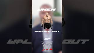 When Brock Lesnar Walked Out Of WWE [upl. by Baugh736]