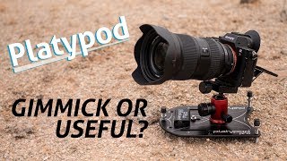 Platypod Review  Gimmick or Useful Tripod Alternative for 99 [upl. by Suryc]