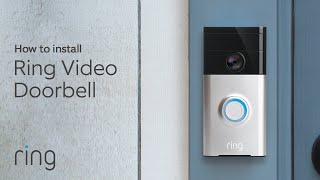 How To Replace a Wired Doorbell with Ring Video Doorbell DiY Install  Ring [upl. by Margarete]