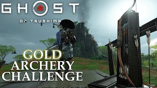 Ghost of Tsushima How To Get Gold on Every Archery Challenge  Iki Island Expansion [upl. by Torin]