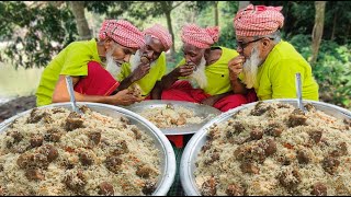 Kabuli Pulao  Afghani Beef Pulao Cooking by Grandpa  Biriyani for Old Age Special People [upl. by Luz]