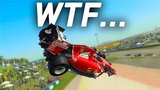 The F1 Game With The Funniest Crash Physics [upl. by Sterrett]