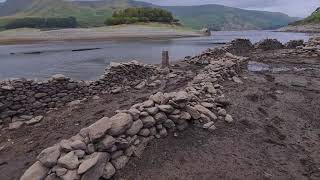 The Ruins Of Mardale Village Haweswater Cumbria 14092021 SD HD [upl. by Tuorah]