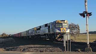 6MX1 Aurizon containers to Port Pirie SA 1612 5724 Ararat South VIC [upl. by Danice]