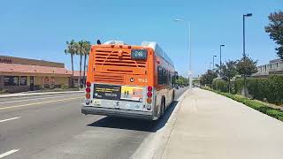 losangelesmetro ENC Axess 40 CNG NZ  1943 on route 246 [upl. by Bria]