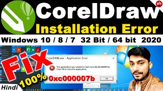 0xc00007b error fix  How To FIX 0xc00007b Error Windows 10  7 81Corel draw error 0xc00007b [upl. by Aisha600]