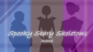 Spooky Scary Skeletons\meme\  UnderTale\Mystery Skulls\The nightmare before christmas [upl. by Adnarym]