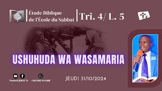 JEUDI 31102024 USHUHUDA WA WASAMARIA [upl. by Shelia]